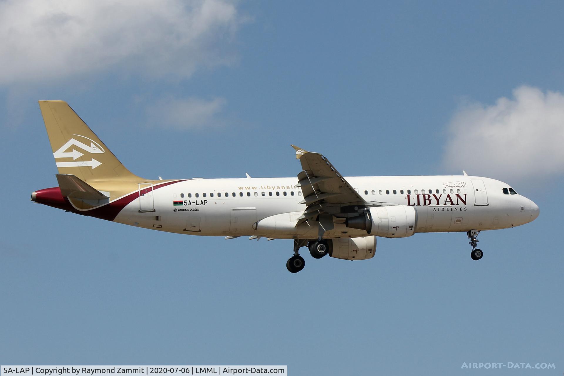 5A-LAP, 2012 Airbus A320-214 C/N 5405, A320 5A-LAP Libyan Airlines