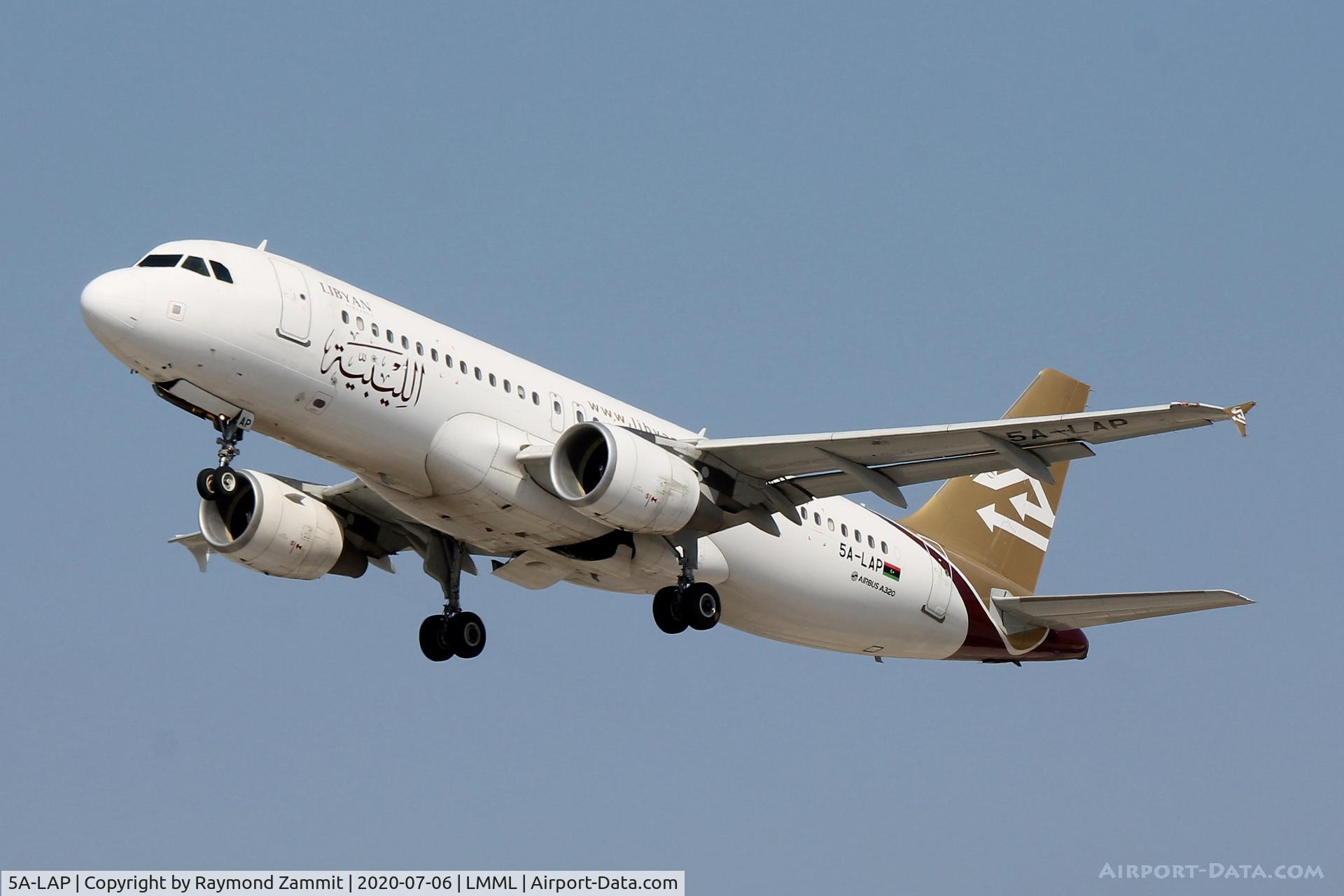 5A-LAP, 2012 Airbus A320-214 C/N 5405, A320 5A-LAP Libyan Airlines