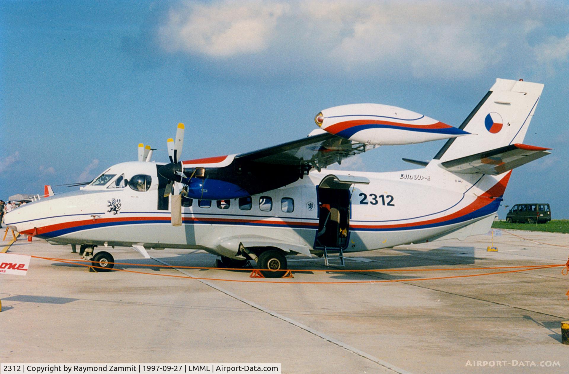 2312, Let L410UVP-E Turbolet C/N 892312, Let L410UVP Turbolet 2312 Czech Air Force