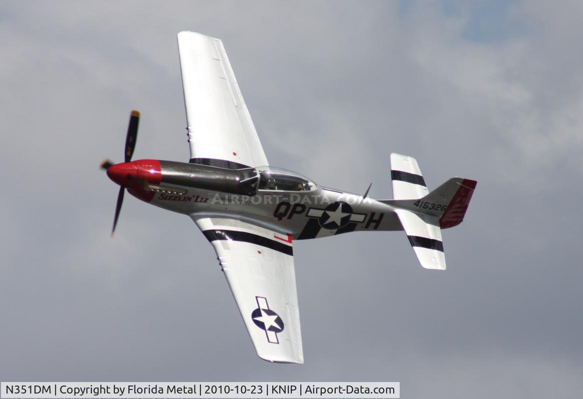 N351DM, 1944 North American P-51D Mustang C/N 122-40998 (44-74458), NAS JAX 2010