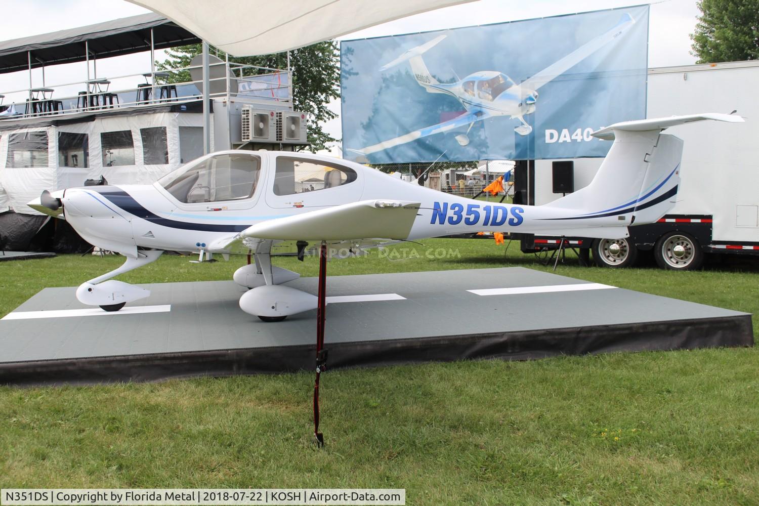 N351DS, 2007 Diamond DA-40 Diamond Star C/N 40.751, OSH 2018