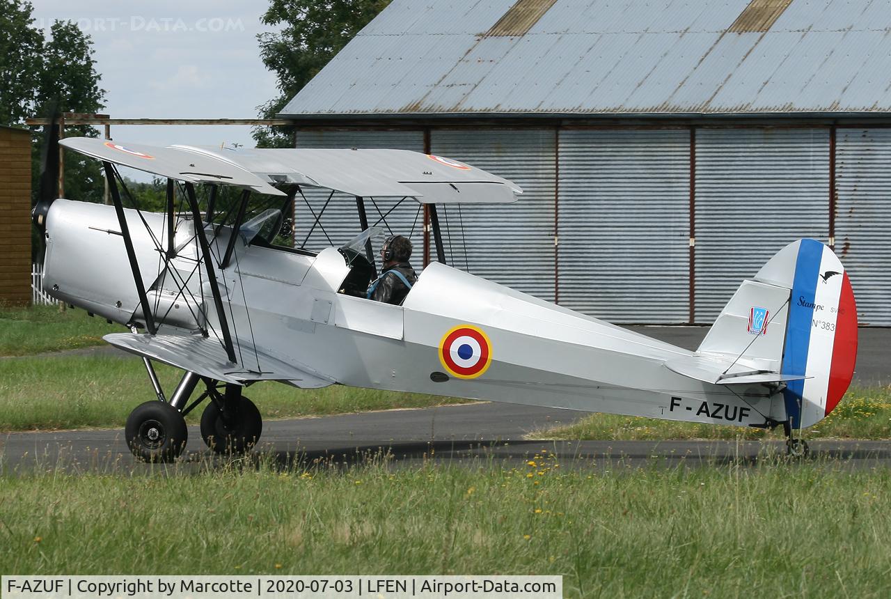 F-AZUF, Stampe-Vertongen SV-4C C/N 383, Taxiing.