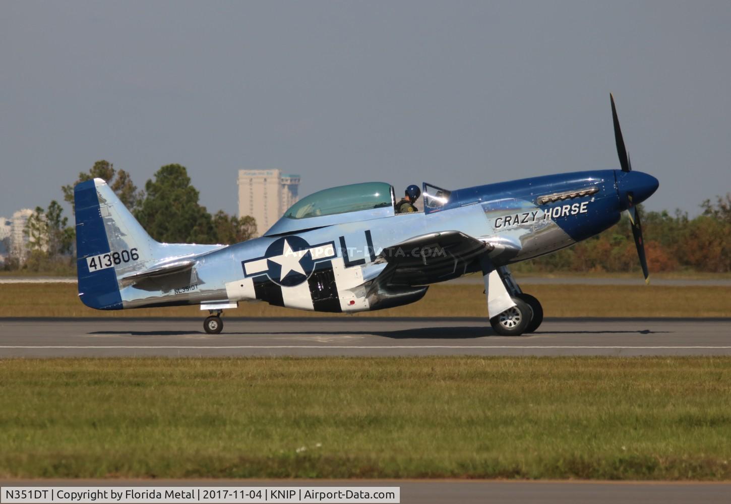N351DT, 1944 North American P-51D Mustang C/N 122-41042, NAS JAX 2017