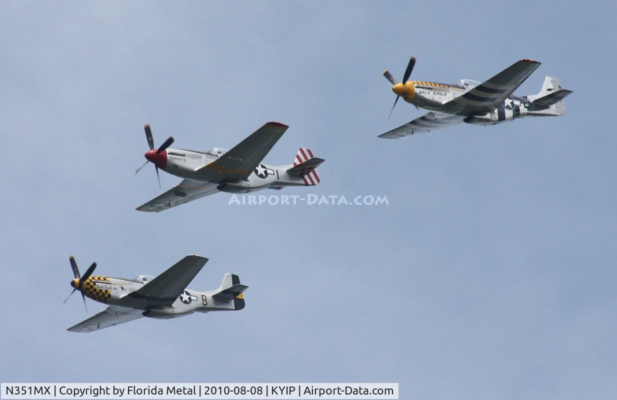 N351MX, 1944 North American P-51D Mustang C/N 122-40931 (44-74391), TOM 2010