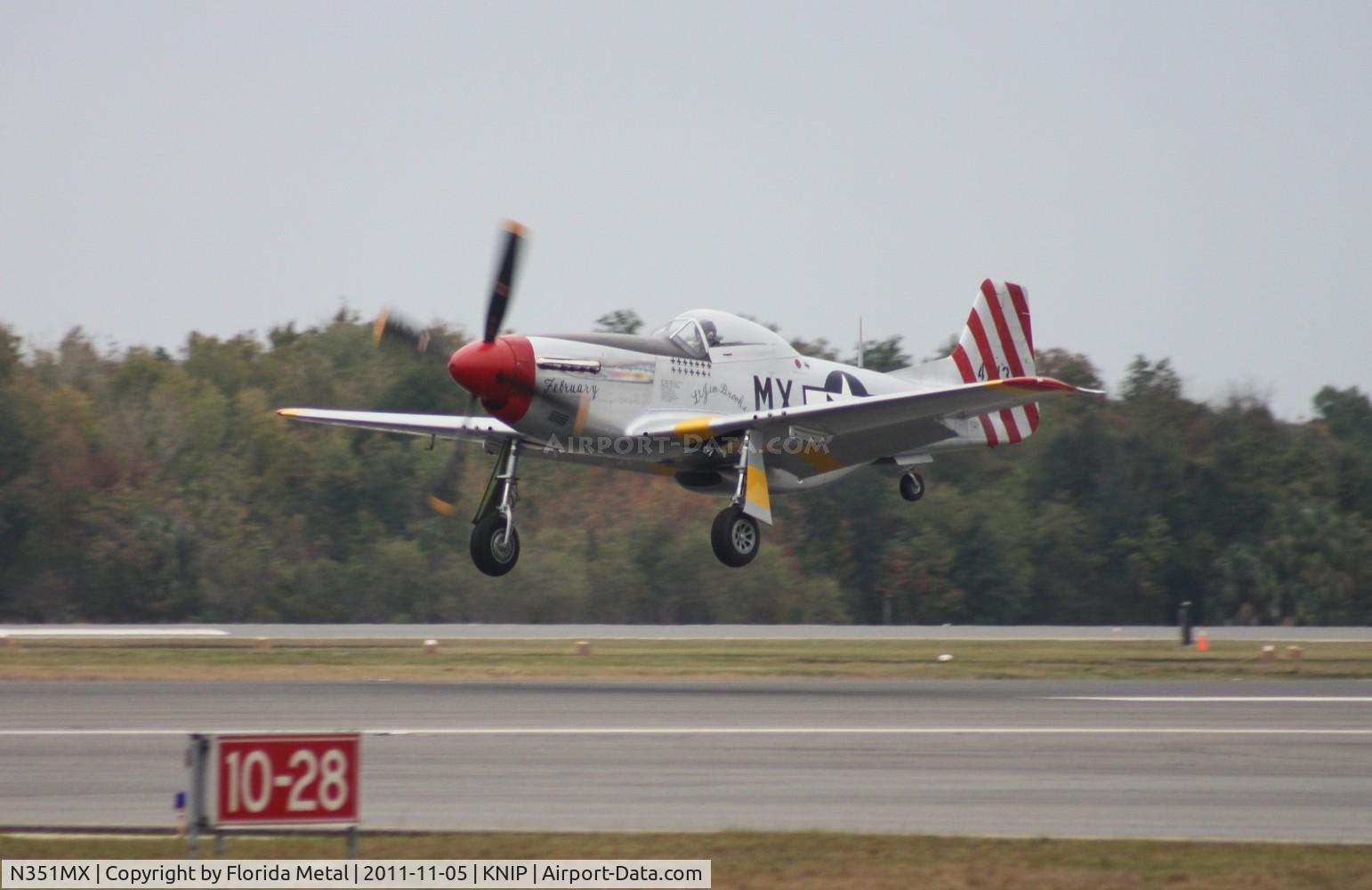 N351MX, 1944 North American P-51D Mustang C/N 122-40931 (44-74391), NAS JAX 2011
