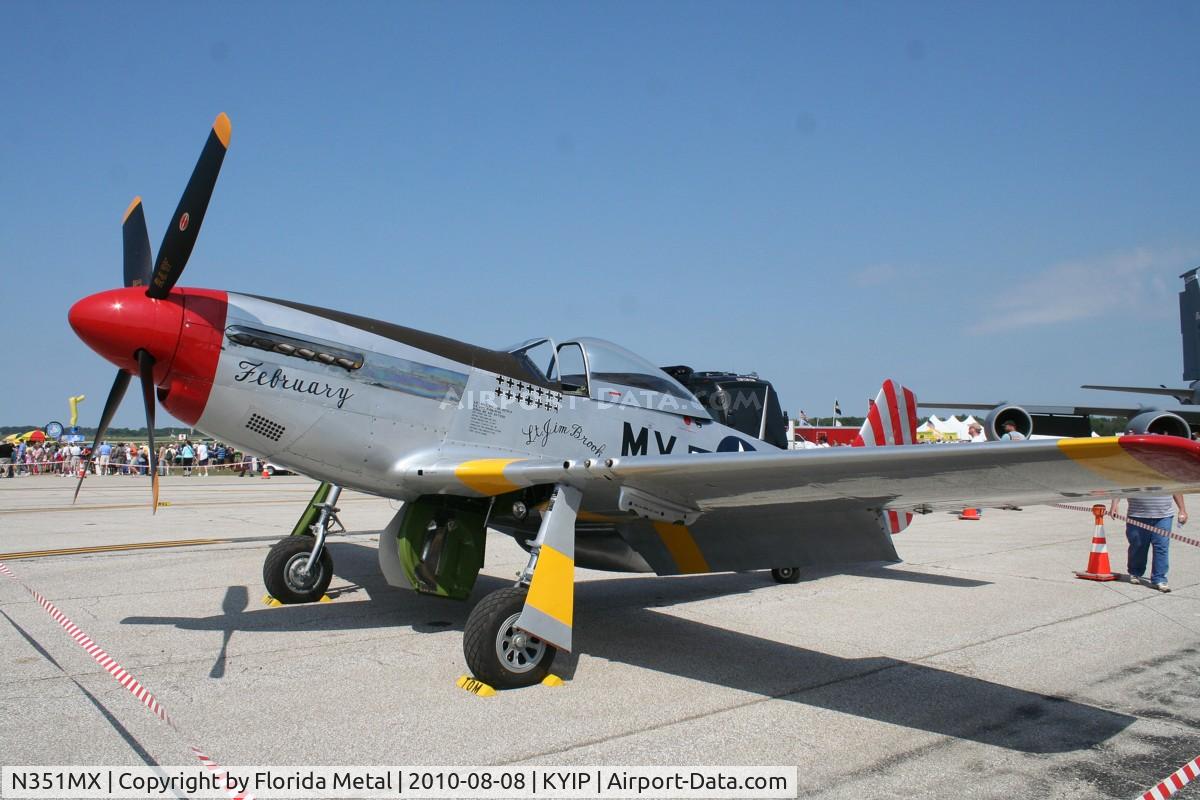 N351MX, 1944 North American P-51D Mustang C/N 122-40931 (44-74391), TOM 2010