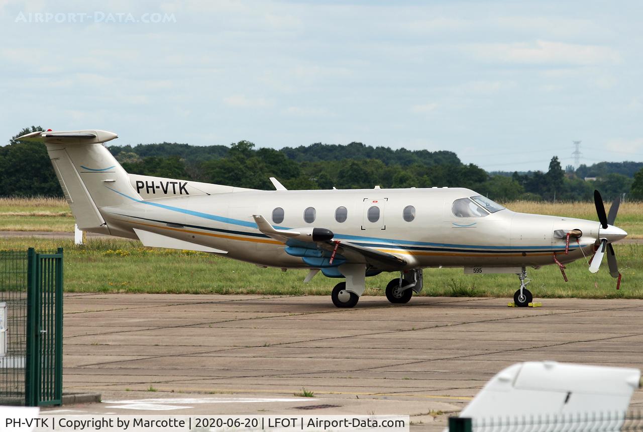 PH-VTK, 2004 Pilatus PC-12/45 C/N 595, Parked.