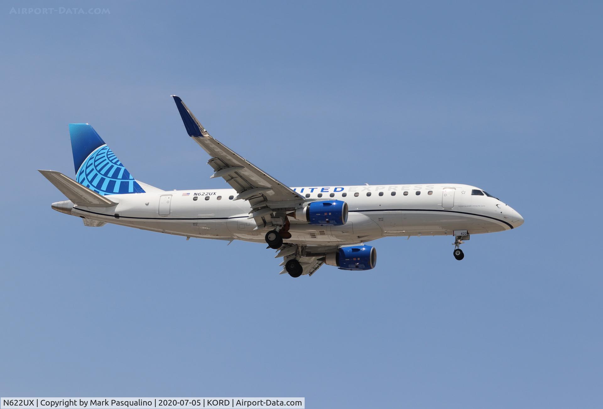 N622UX, 2019 Embraer 175LR (ERJ-170-200LR) C/N 17000826, ERJ-170-200LR