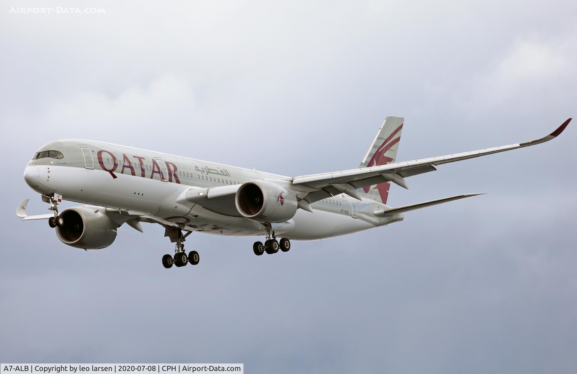 A7-ALB, 2015 Airbus A350-941 C/N 007, Copenhagen 8.7.2020