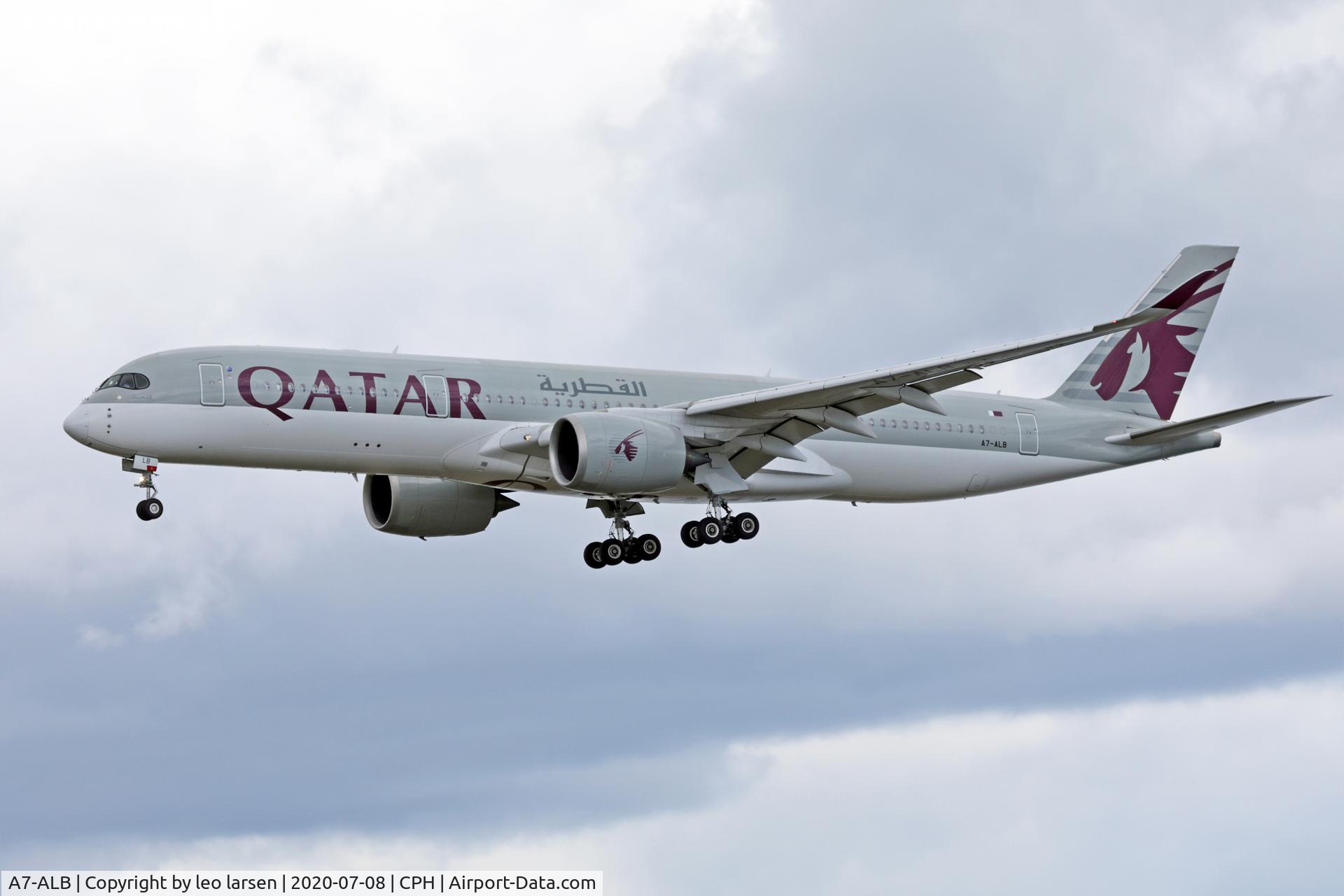 A7-ALB, 2015 Airbus A350-941 C/N 007, Copenhagen 8.7.2020