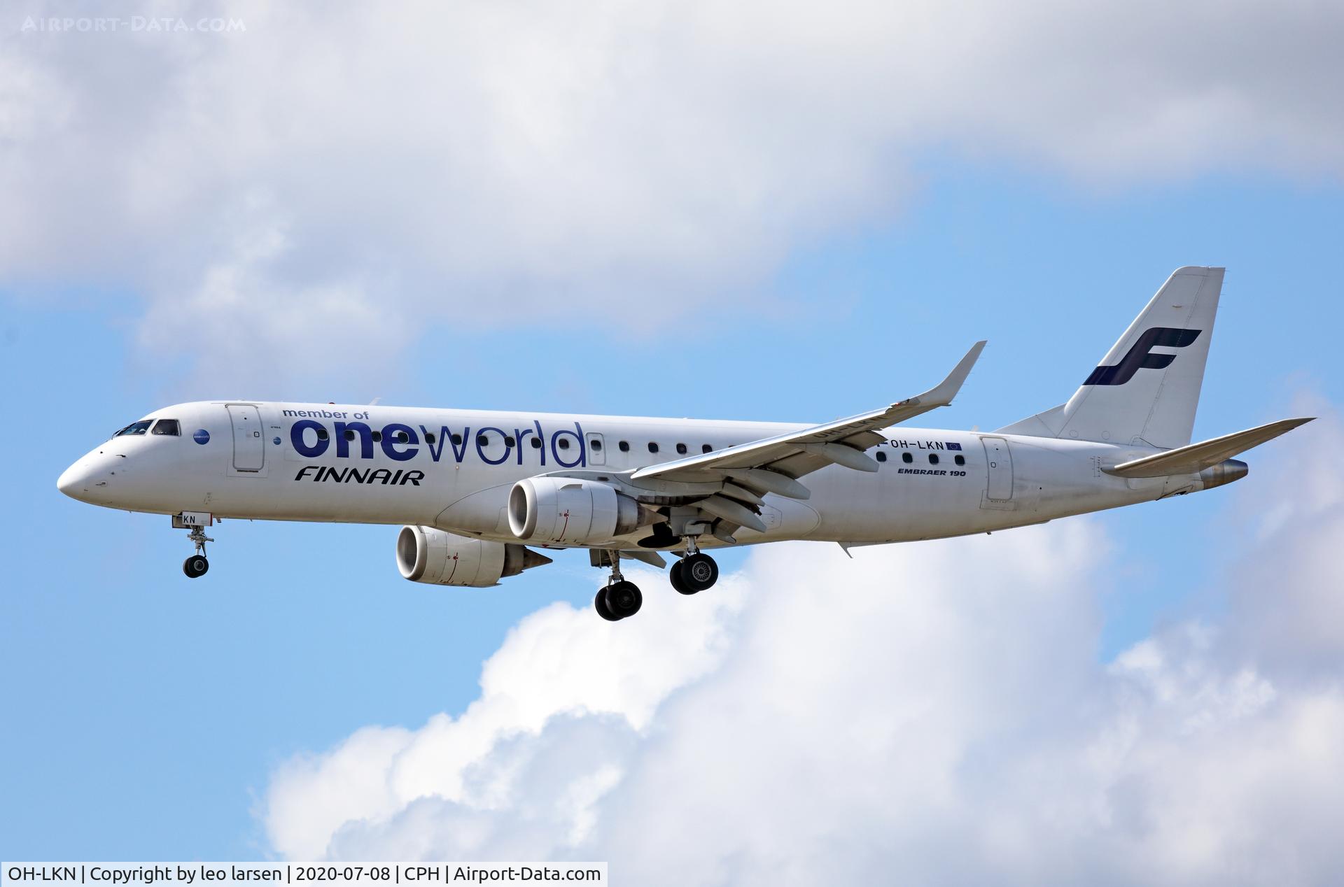 OH-LKN, 2009 Embraer 190LR (ERJ-190-100LR) C/N 19000252, Copenhagen 8.7.2020