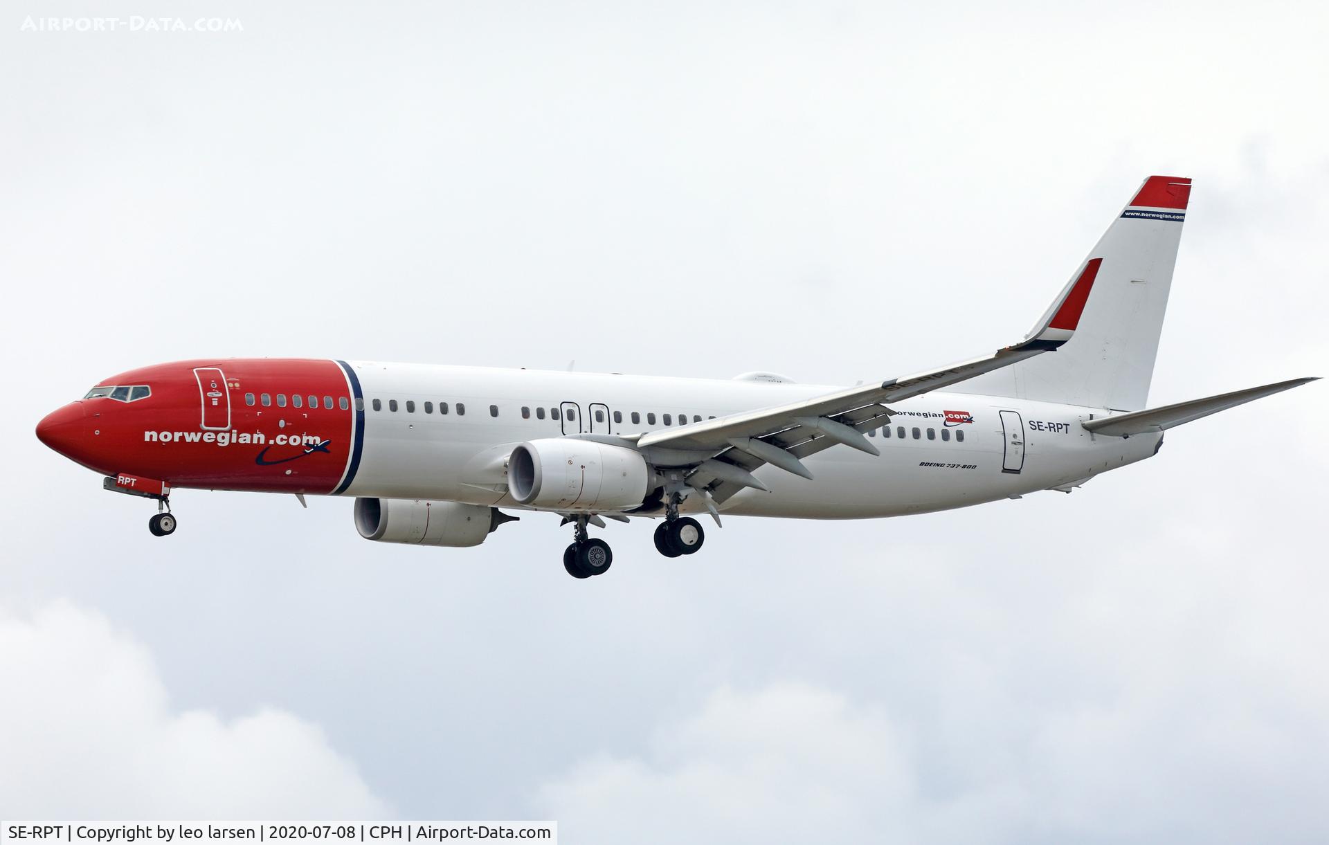 SE-RPT, 2015 Boeing 737-8JP C/N 42070, Copenhagen 8.7.2020