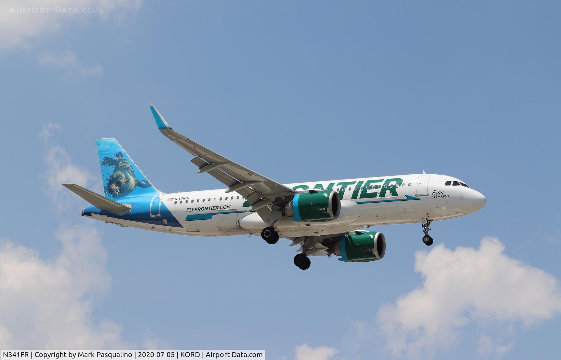 N341FR, 2018 Airbus A320-251NEO C/N 8516, Airbus A320-251NEO
