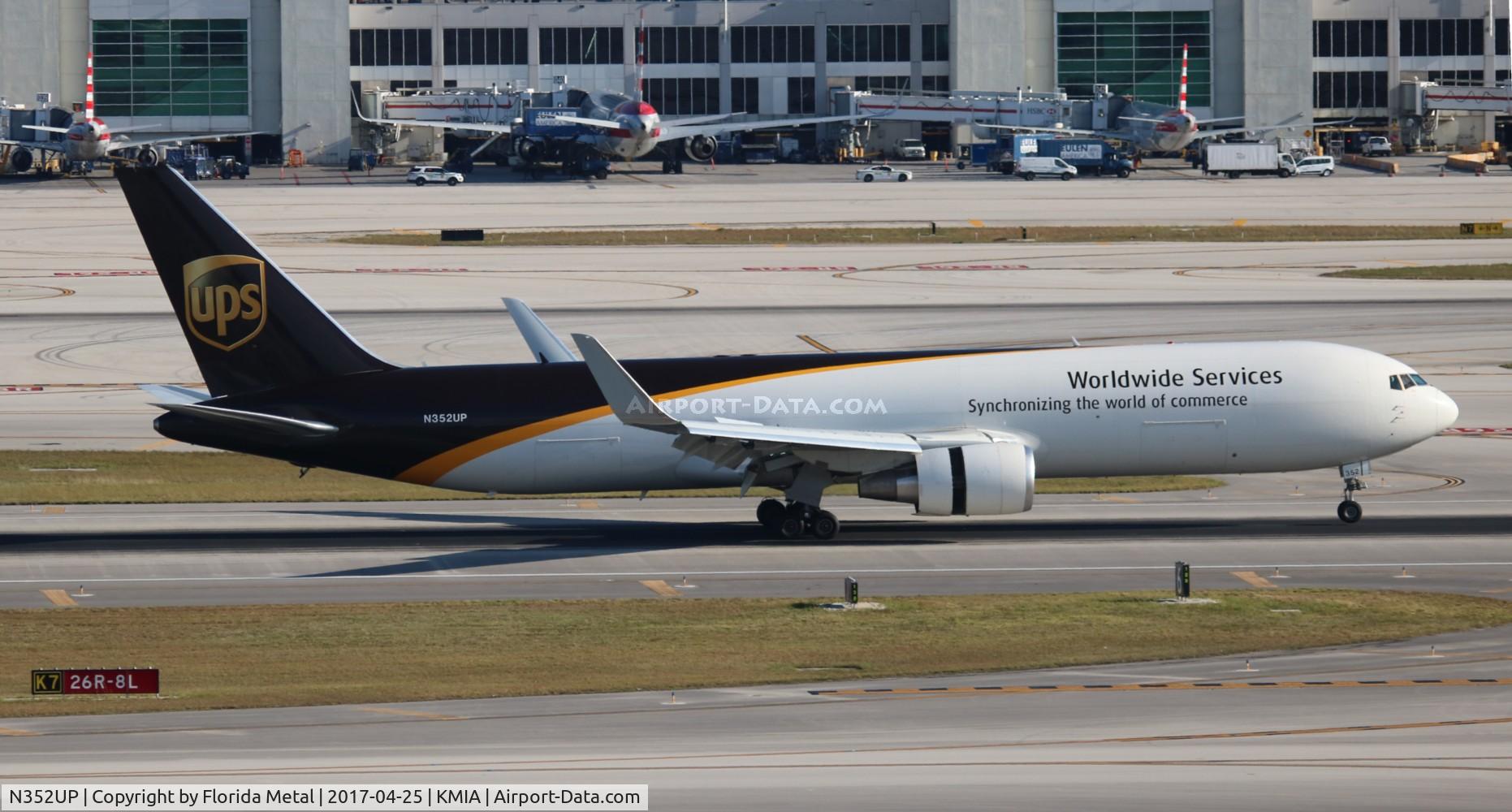 N352UP, 2012 Boeing 767-34AF/ER C/N 37875, MIA 2017