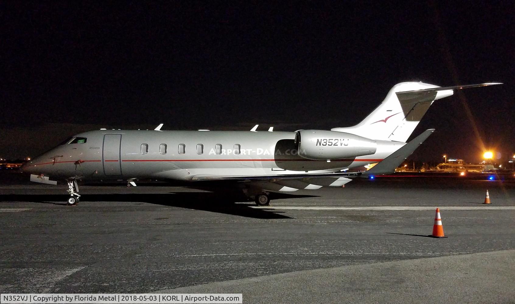 N352VJ, 2015 Bombardier Challenger 350 (BD-100-1A10) C/N 20576, ORL 2018