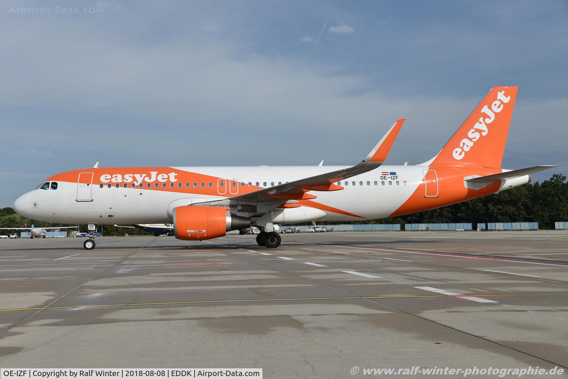 OE-IZF, 2015 Airbus A320-214 C/N 6831, Airbus A320-214(W) - EC EJU easyJet Europe - 6831 - OE-IZF - 08.08.2018 - CGN