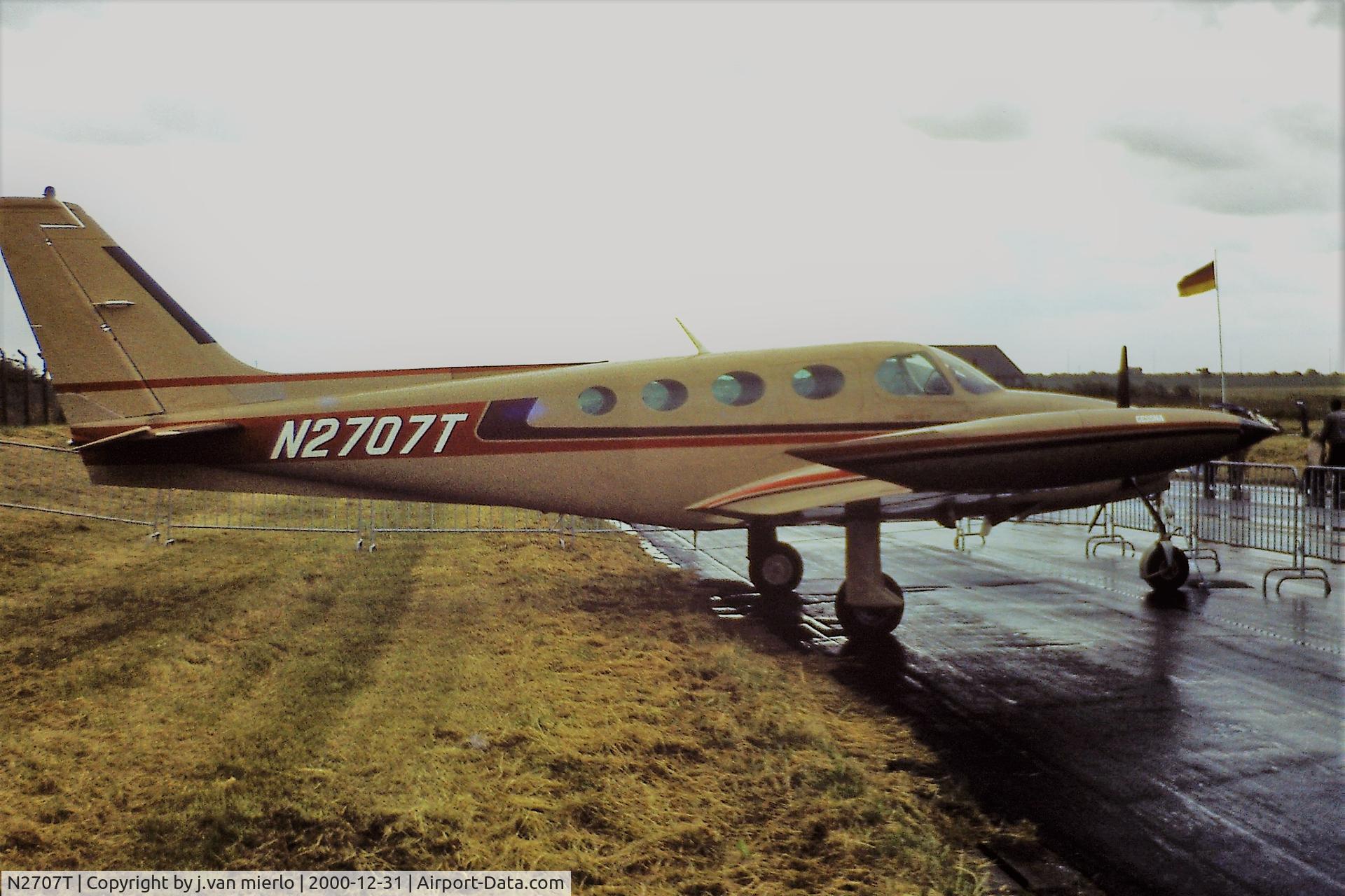 N2707T, 1979 Cessna 335 C/N 335-0027, Bierset BAF AFB Opendoor Late 80s