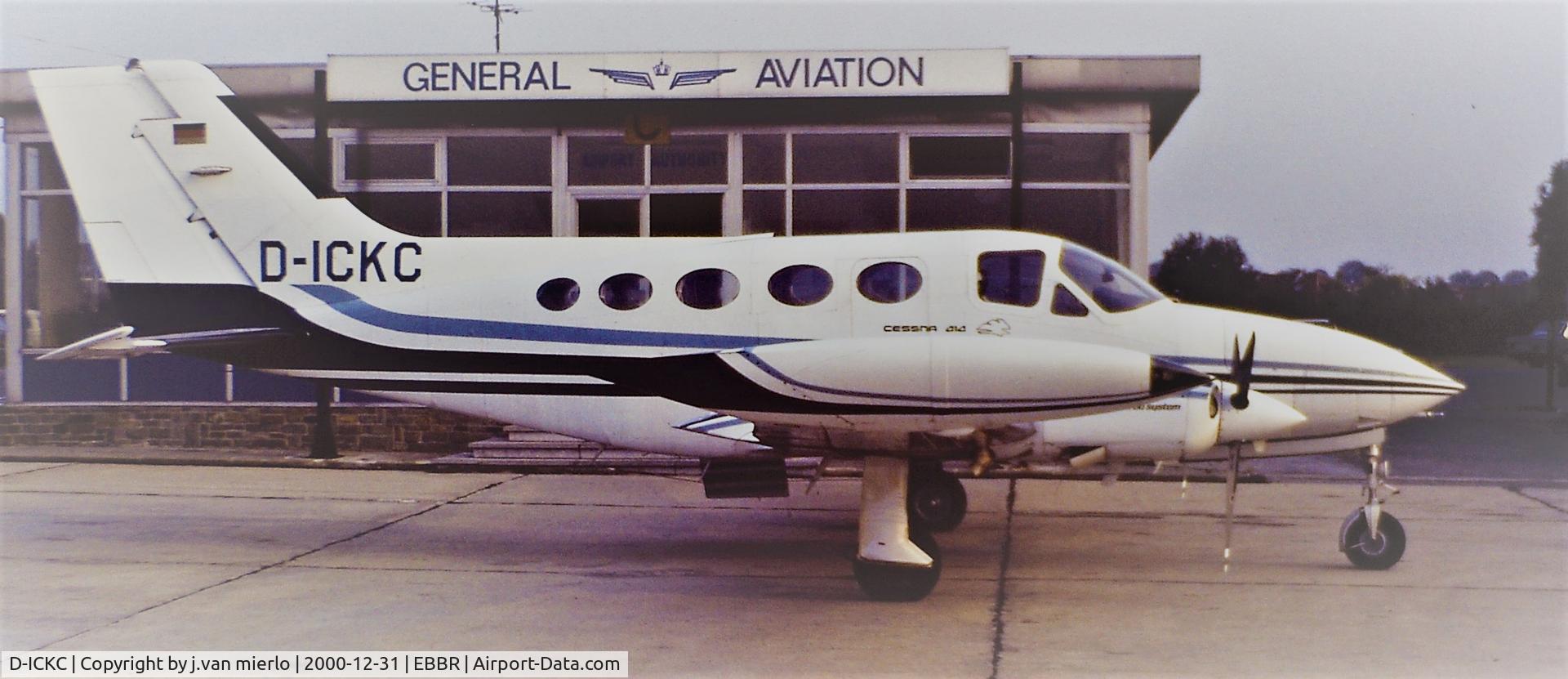 D-ICKC, Cessna 414A Chancellor Chancellor C/N 414-A0472, Brussels G.A.T. Regular visitor