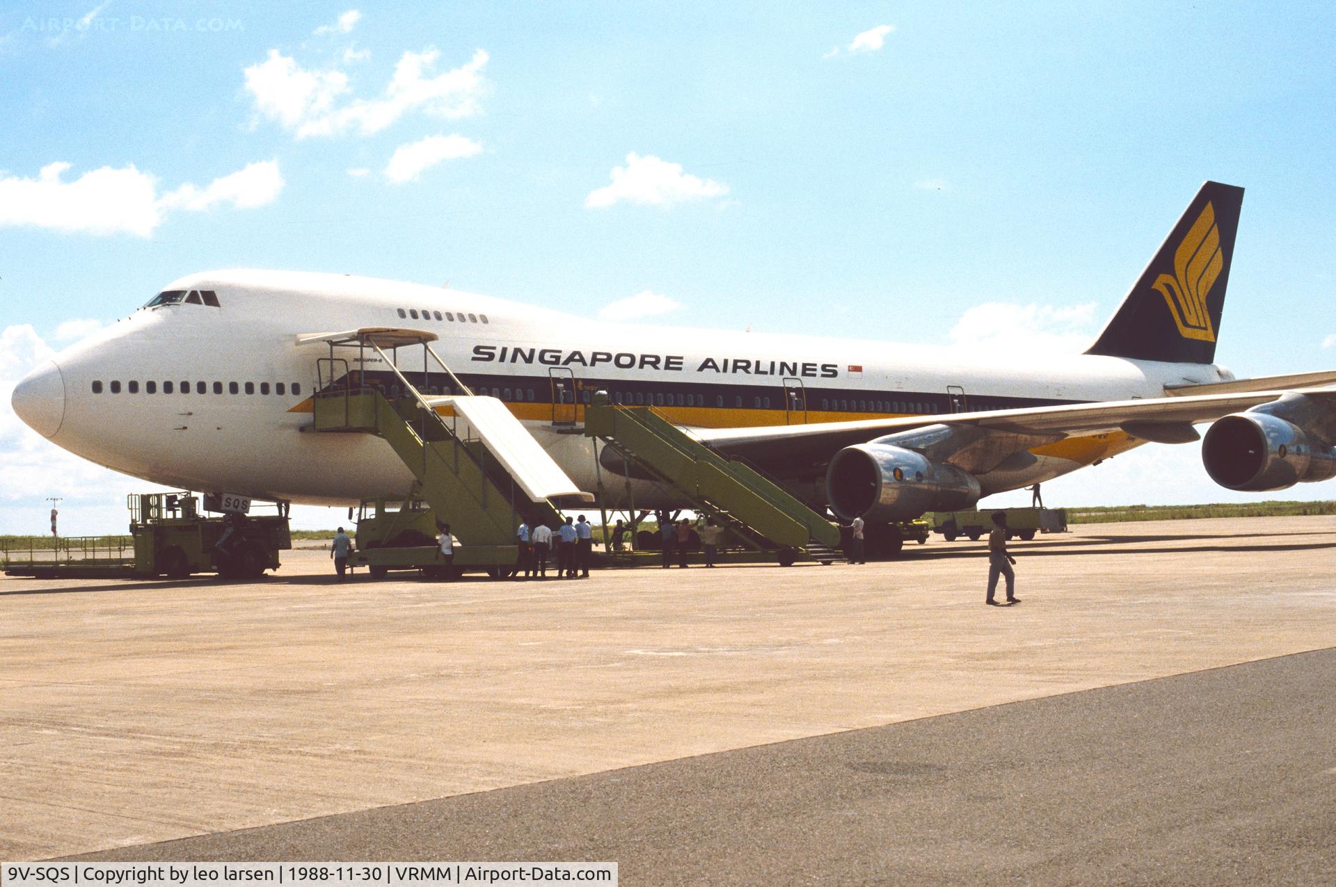 9V-SQS, 1981 Boeing 747-212B C/N 21944, Male 30.11.1988
