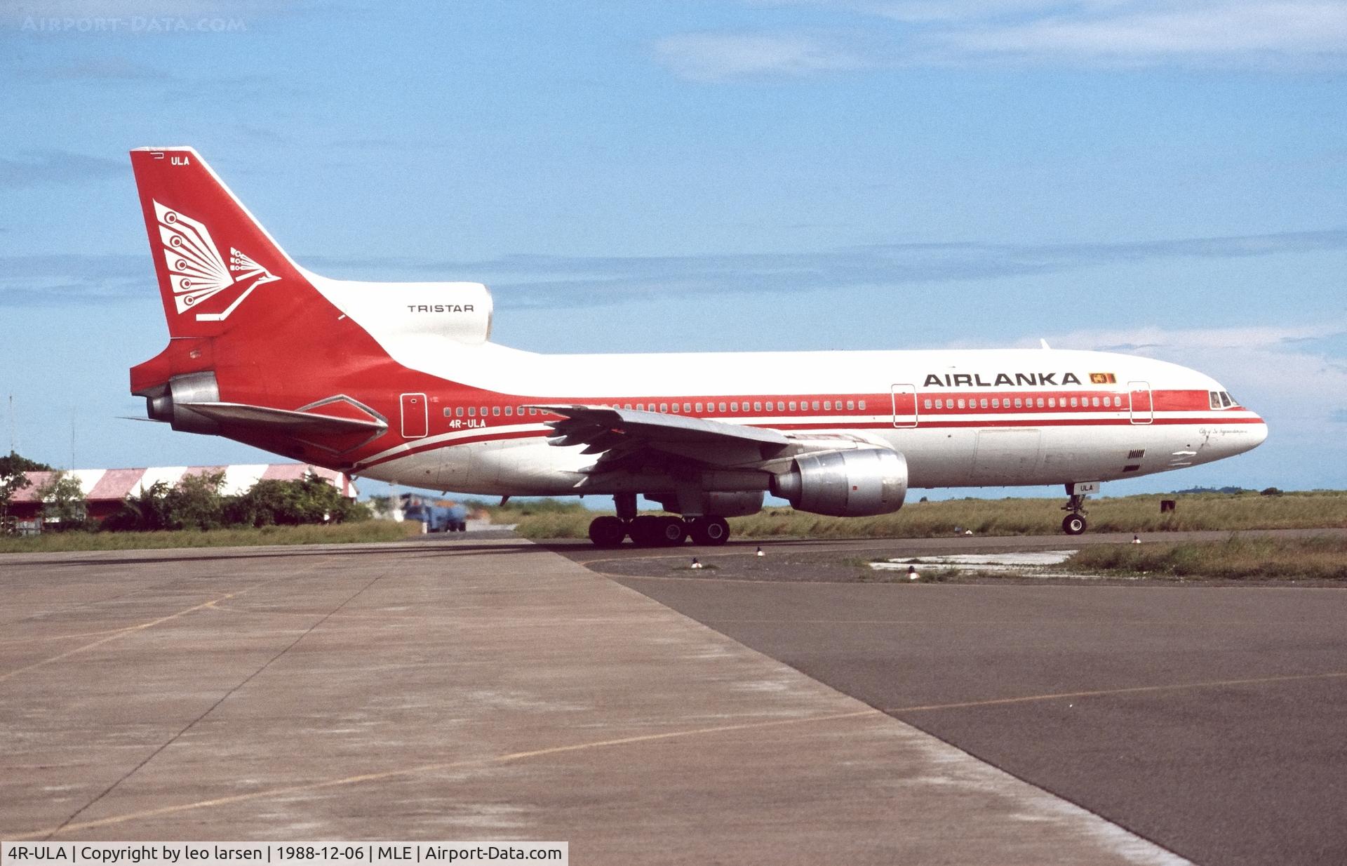 4R-ULA, 1982 Lockheed L-1011 Tristar 500 C/N 293F-1235, Male 6.12.1988