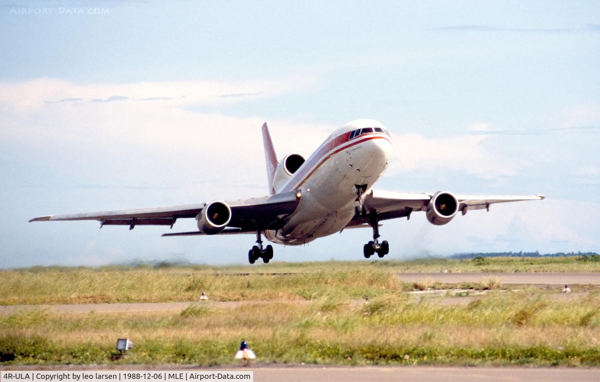 4R-ULA, 1982 Lockheed L-1011 Tristar 500 C/N 293F-1235, Male 6.12.1988