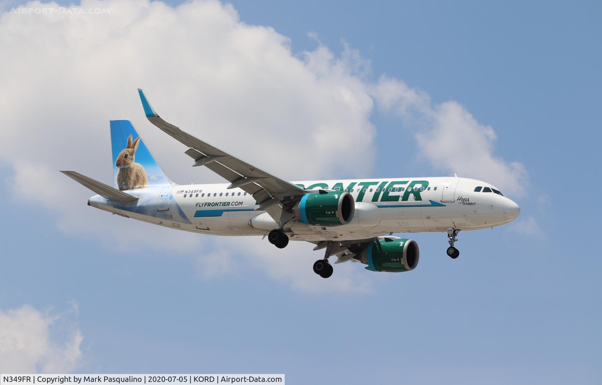 N349FR, 2019 Airbus A320-251N C/N 8766, Airbus A320-251N