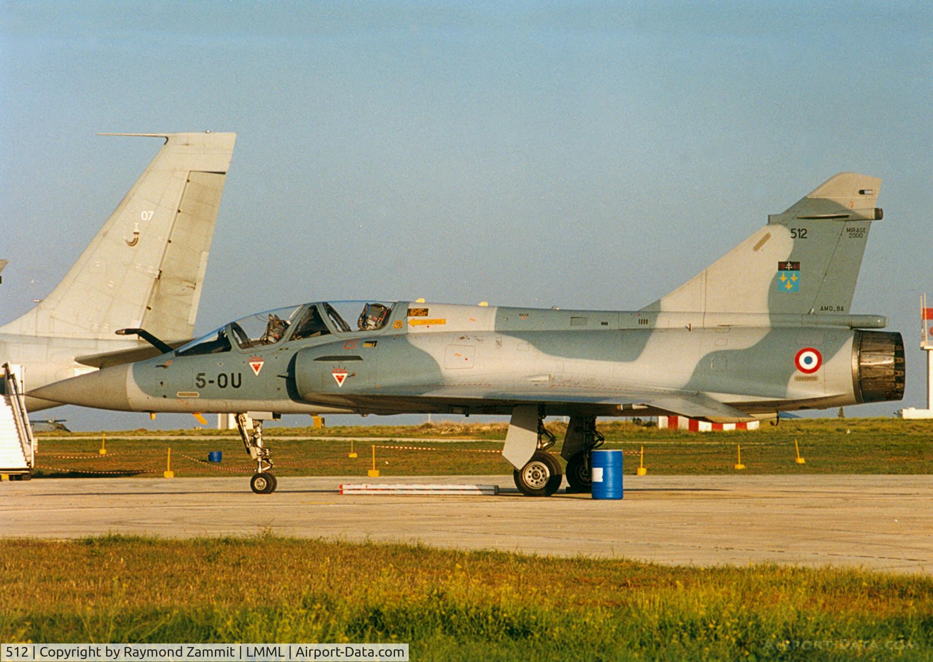 512, Dassault Mirage 2000B C/N 145, Dassault Mirage 2000 512/5-OU French Air Force