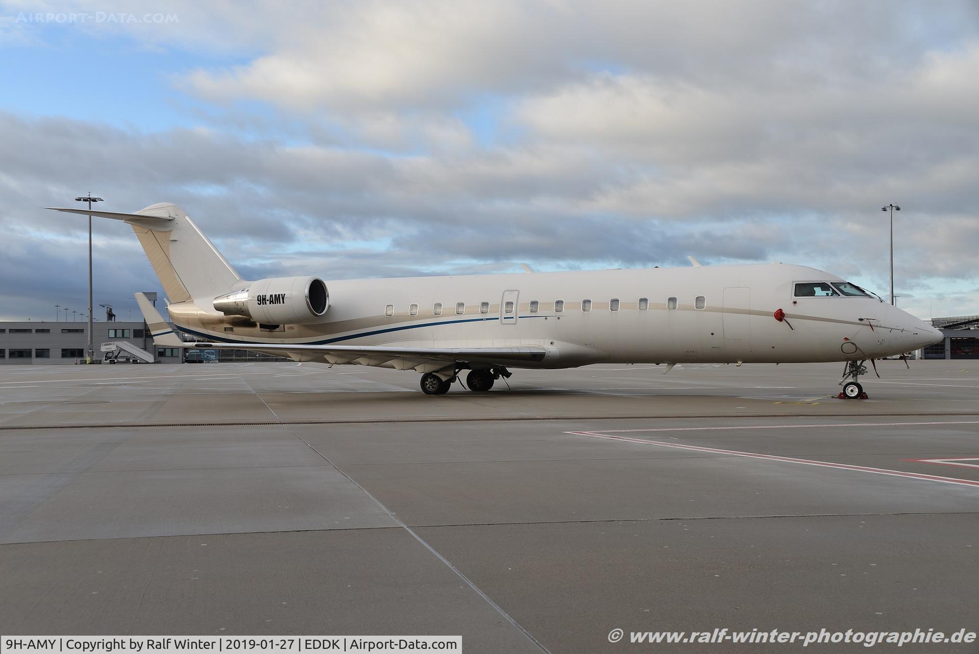 9H-AMY, 2007 Bombardier Challenger 850 (CL-600-2B19) C/N 8043, Bombardier CL-600-2B19 CRJ-200 - AXY Air X Charter - 8043 - 9H-AMY - 27.01.2019 - CGN
