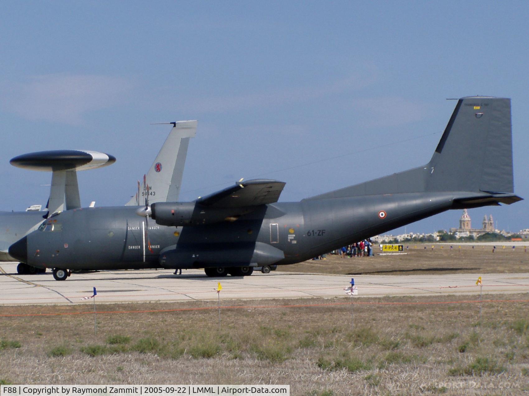 F88, Transall C-160F C/N F88, Transall C160 F88/61-ZF French Air Force
