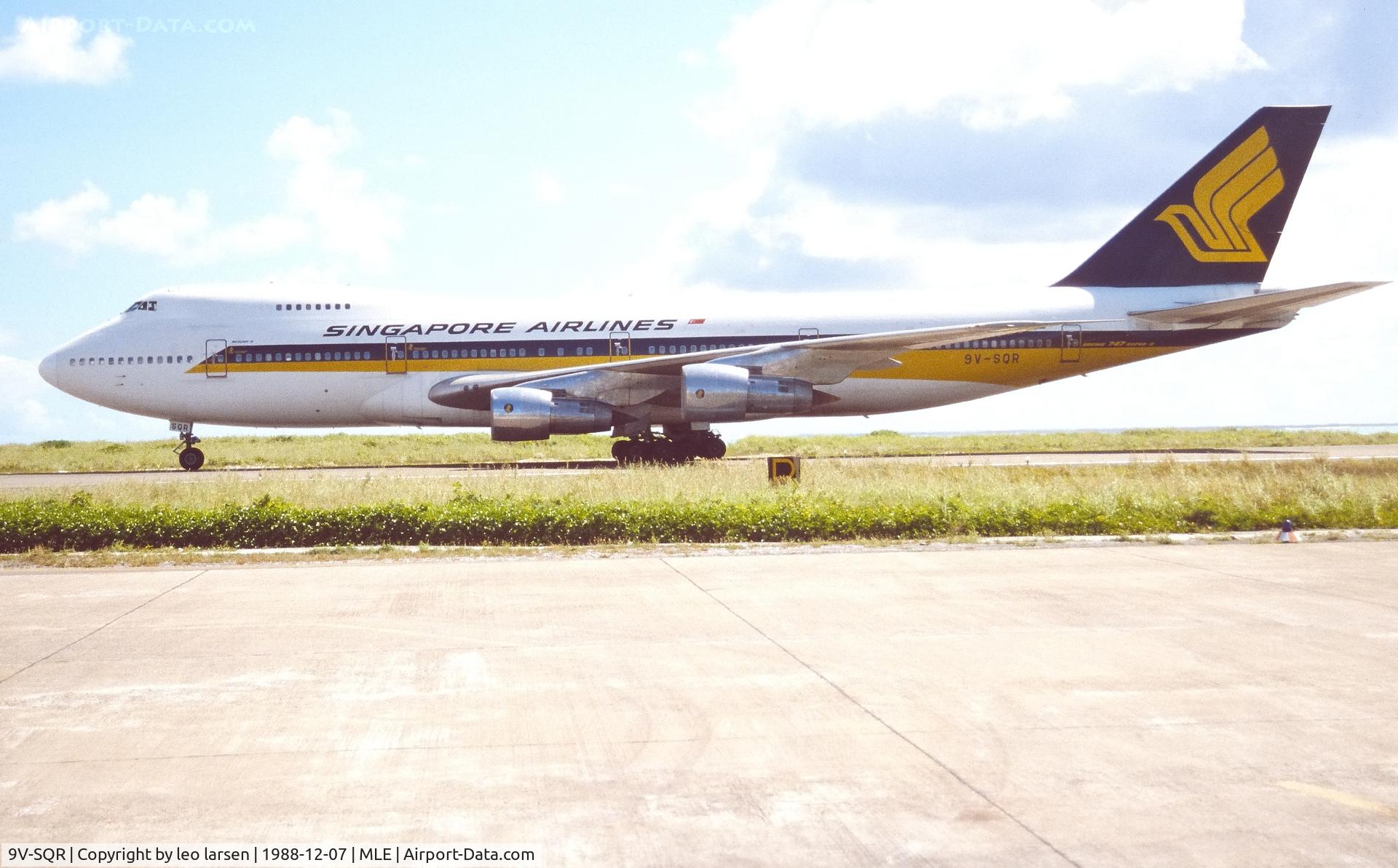 9V-SQR, 1980 Boeing 747-212B C/N 21943, Male 7.12.1988