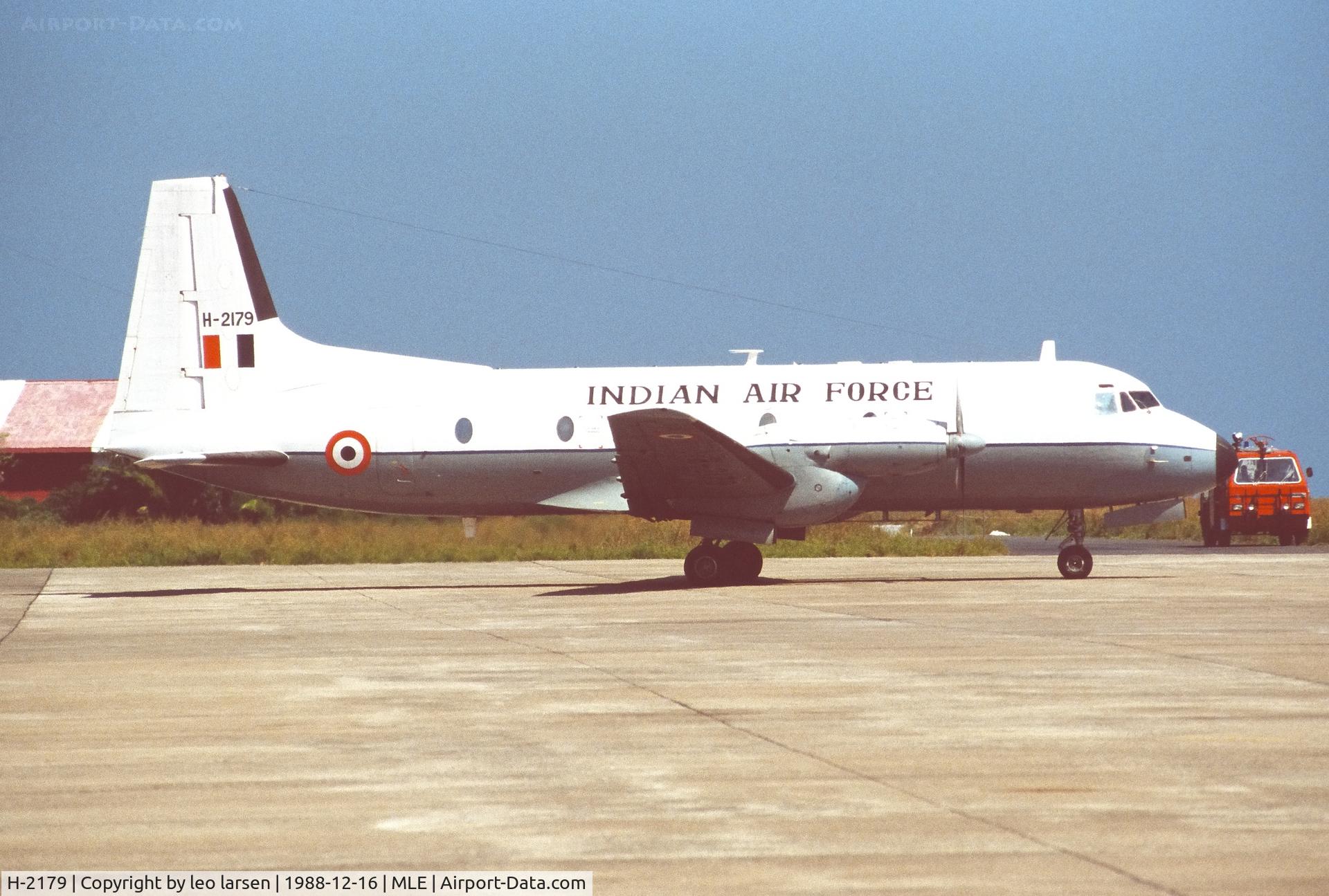 H-2179, 1979 Avro/HAL HS.748-2M C/N 573, Male 16.12.1988