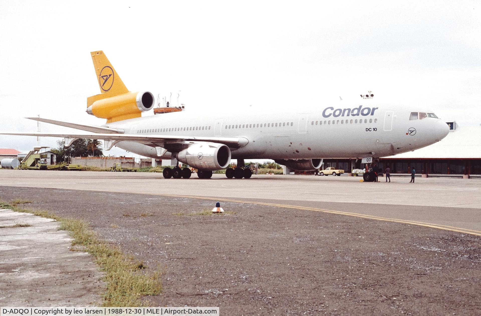 D-ADQO, 1979 McDonnell Douglas DC-10-30 C/N 46596, Male 30.12.1988