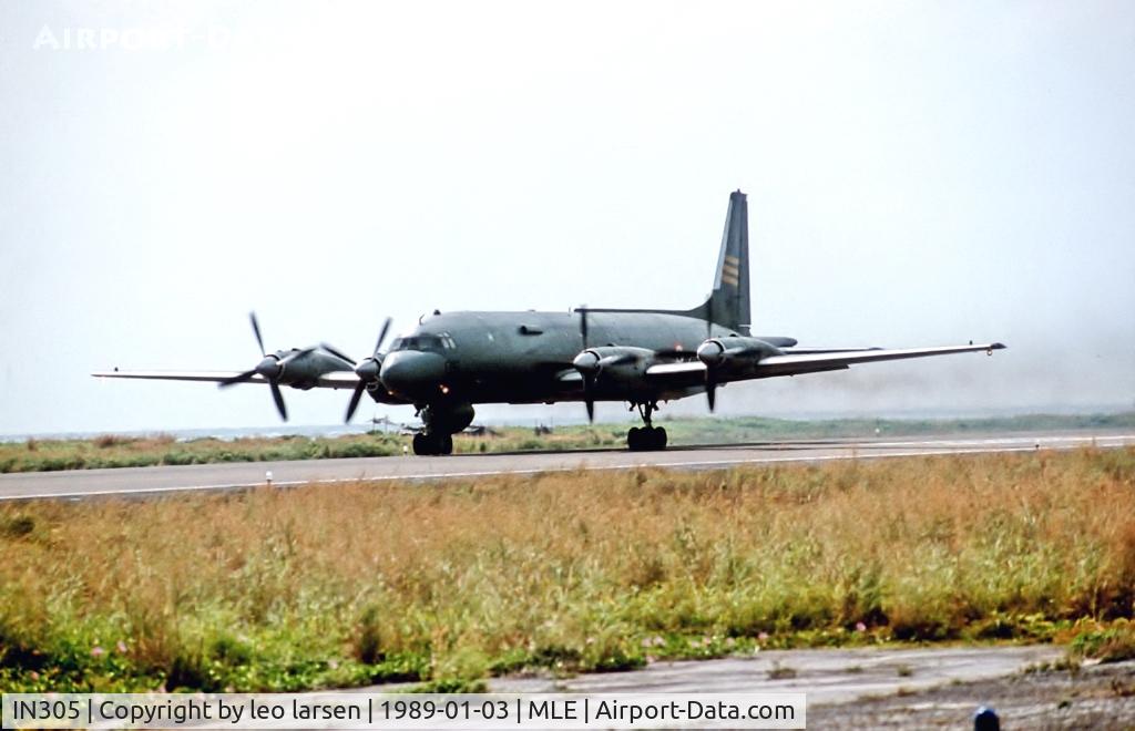 IN305, Ilyushin Il-38SD C/N 080010609, Male 3.1.1989