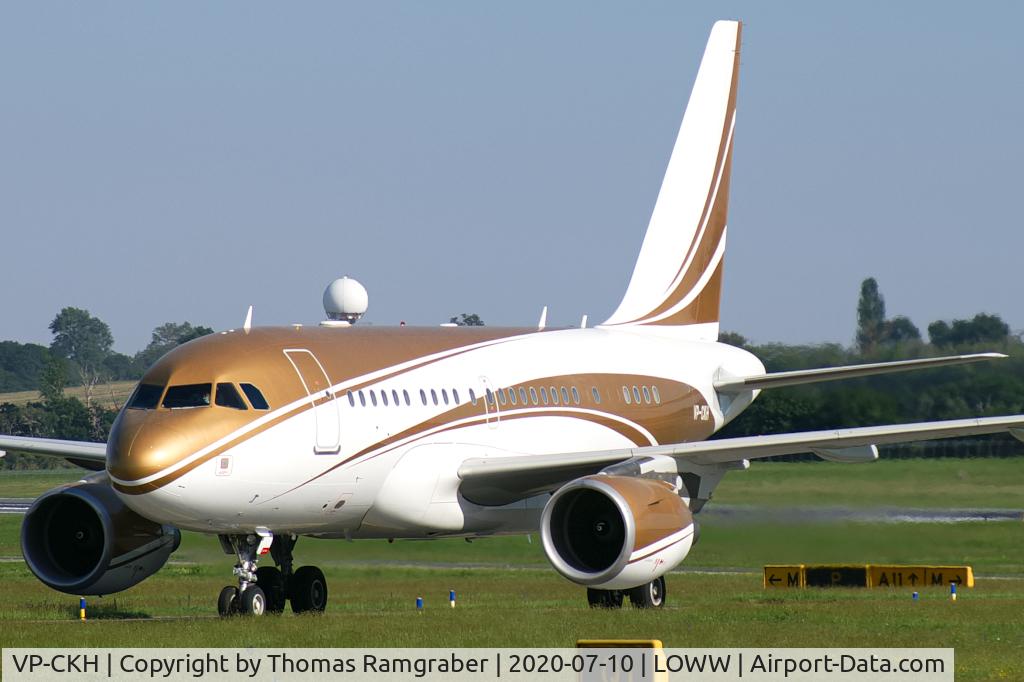 VP-CKH, 2008 Airbus A318-112CJ Elite C/N 3530, National Air Services Airbus A318(CJ)