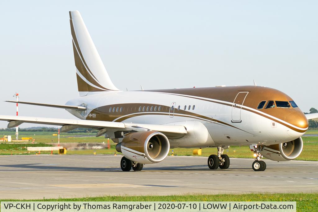 VP-CKH, 2008 Airbus A318-112CJ Elite C/N 3530, National Air Services Airbus A318(CJ)