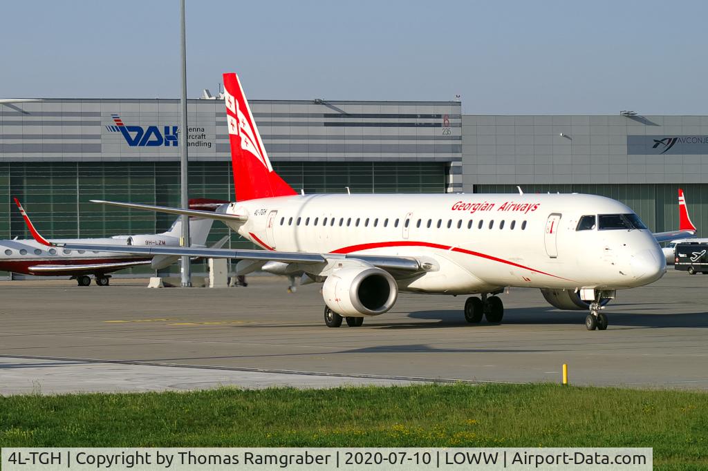 4L-TGH, 2007 Embraer 190AR (ERJ-190-100IGW) C/N 19000085, Georgian Airways Embraer 190