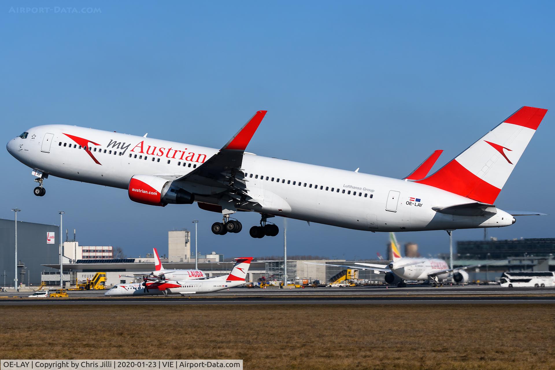 OE-LAY, 1998 Boeing 767-3Z9/ER C/N 29867, Austrian Airlines