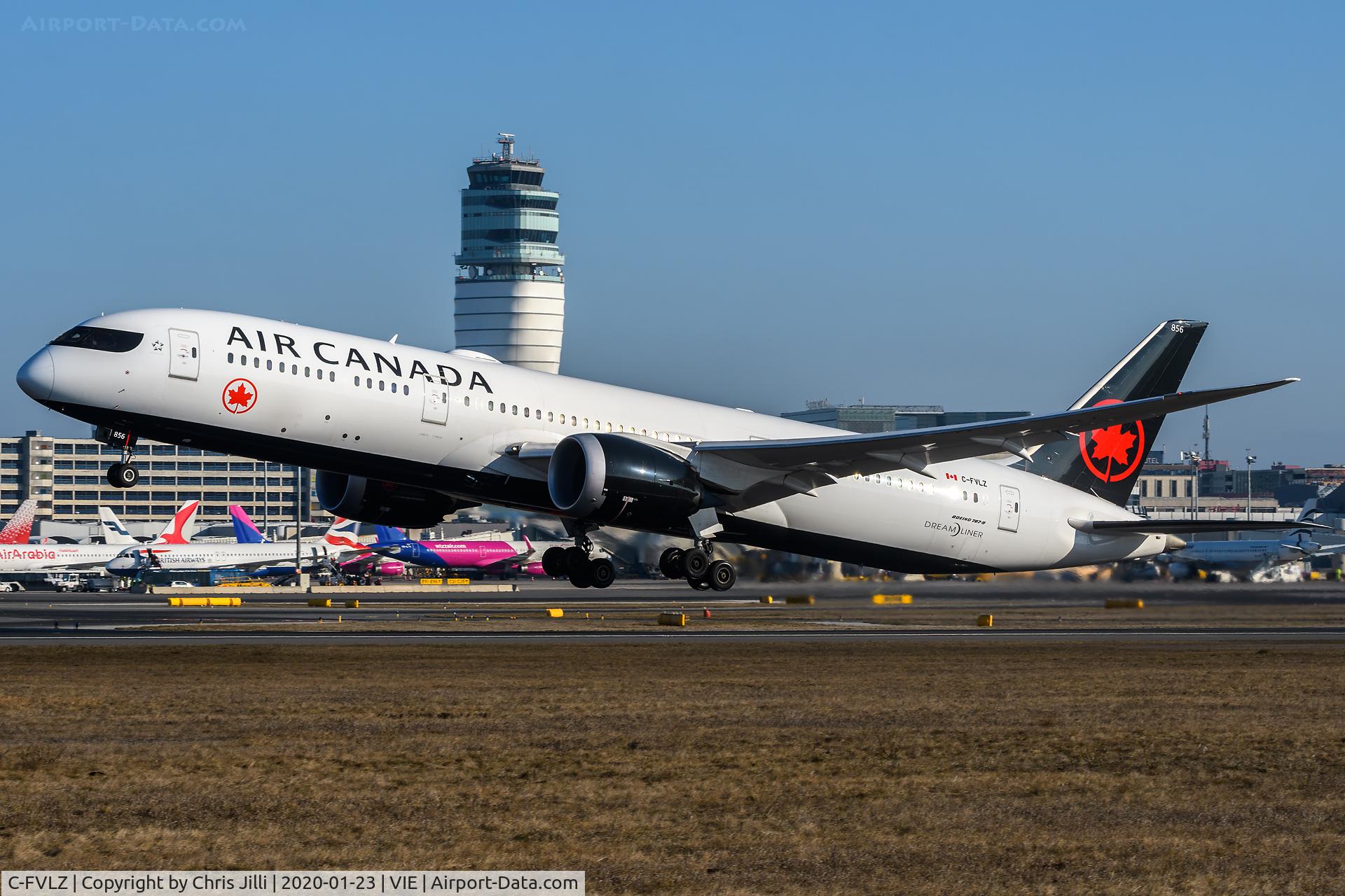 C-FVLZ, 2018 Boeing 787-9 Dreamliner C/N 38358, Air Canada