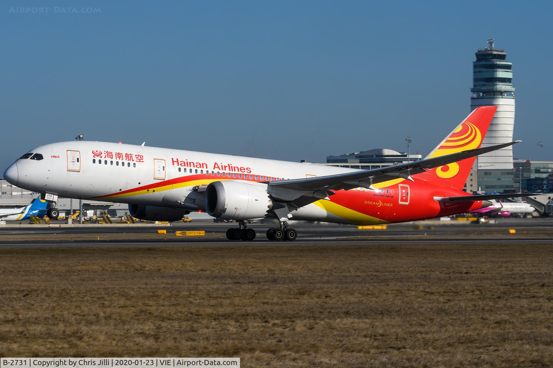 B-2731, 2013 Boeing 787-8 Dreamliner C/N 34945, Hainan Airlines