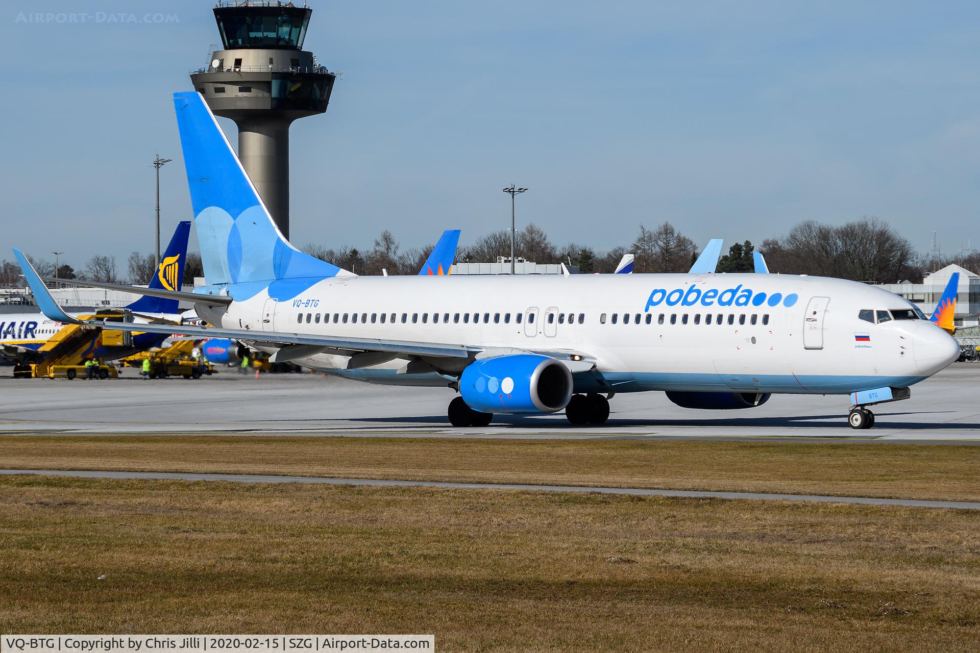 VQ-BTG, 2014 Boeing 737-8FZ C/N 41992, Pobeda