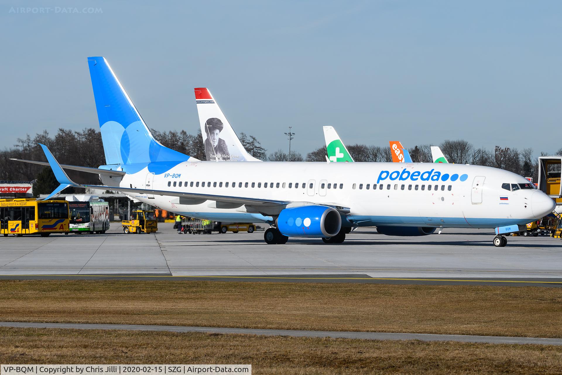 VP-BQM, 2019 Boeing 737-8MC C/N 64868, Pobeda