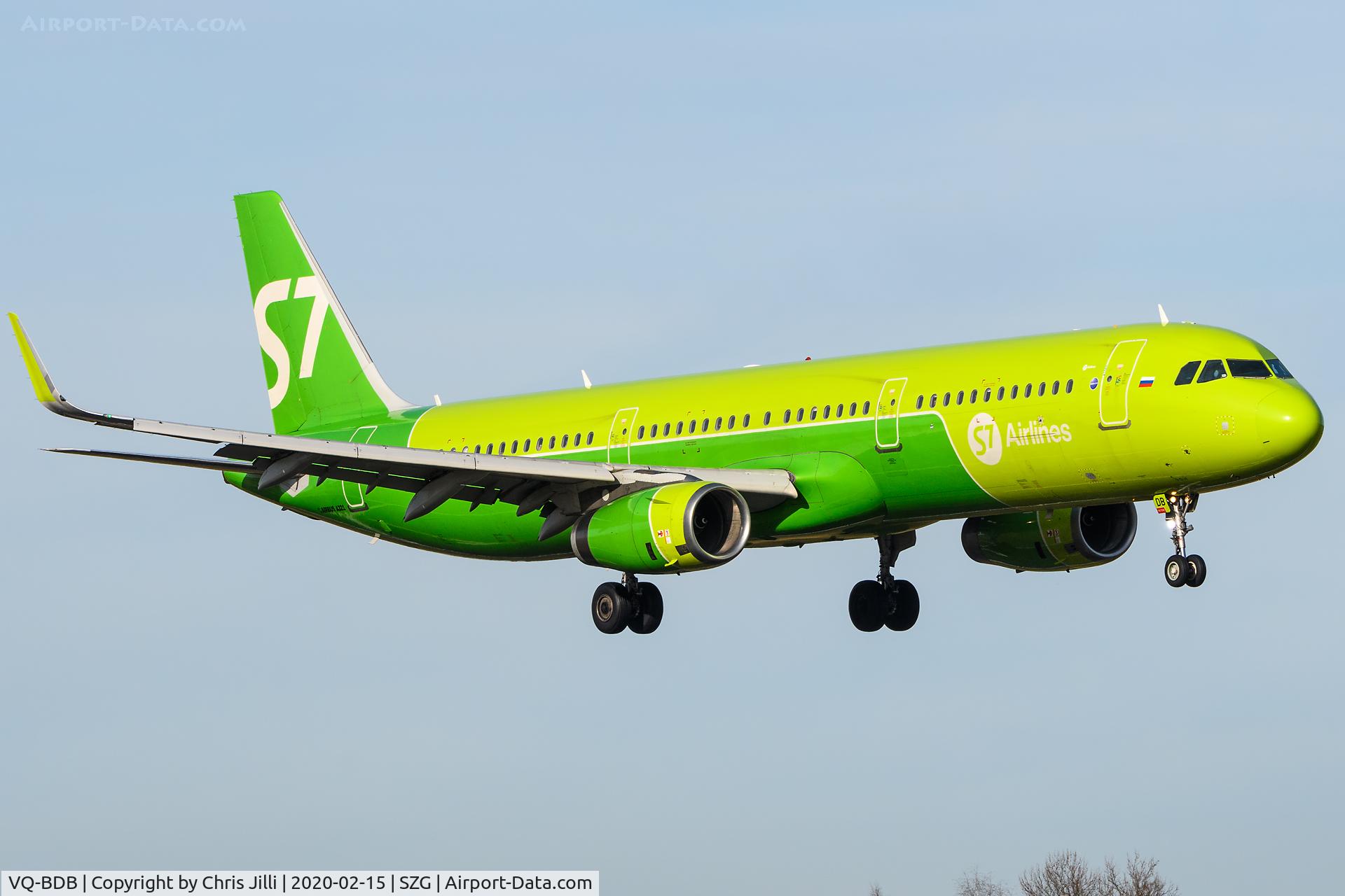 VQ-BDB, 2015 Airbus A321-231 C/N 6734, S7 Siberian Airlines