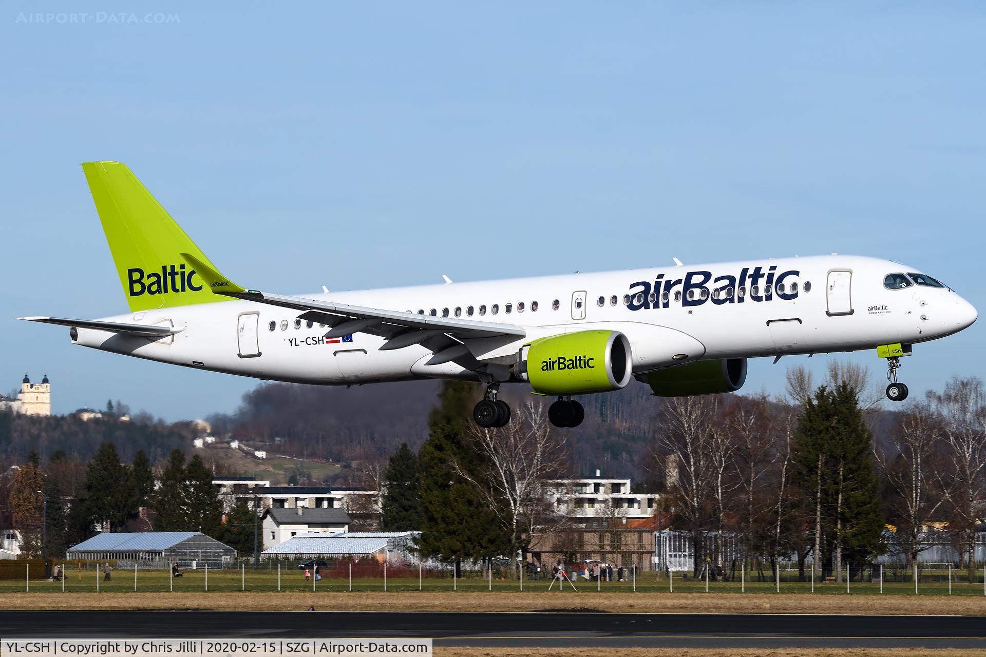 YL-CSH, 2017 Airbus A220-300 C/N 55016, AirBaltic