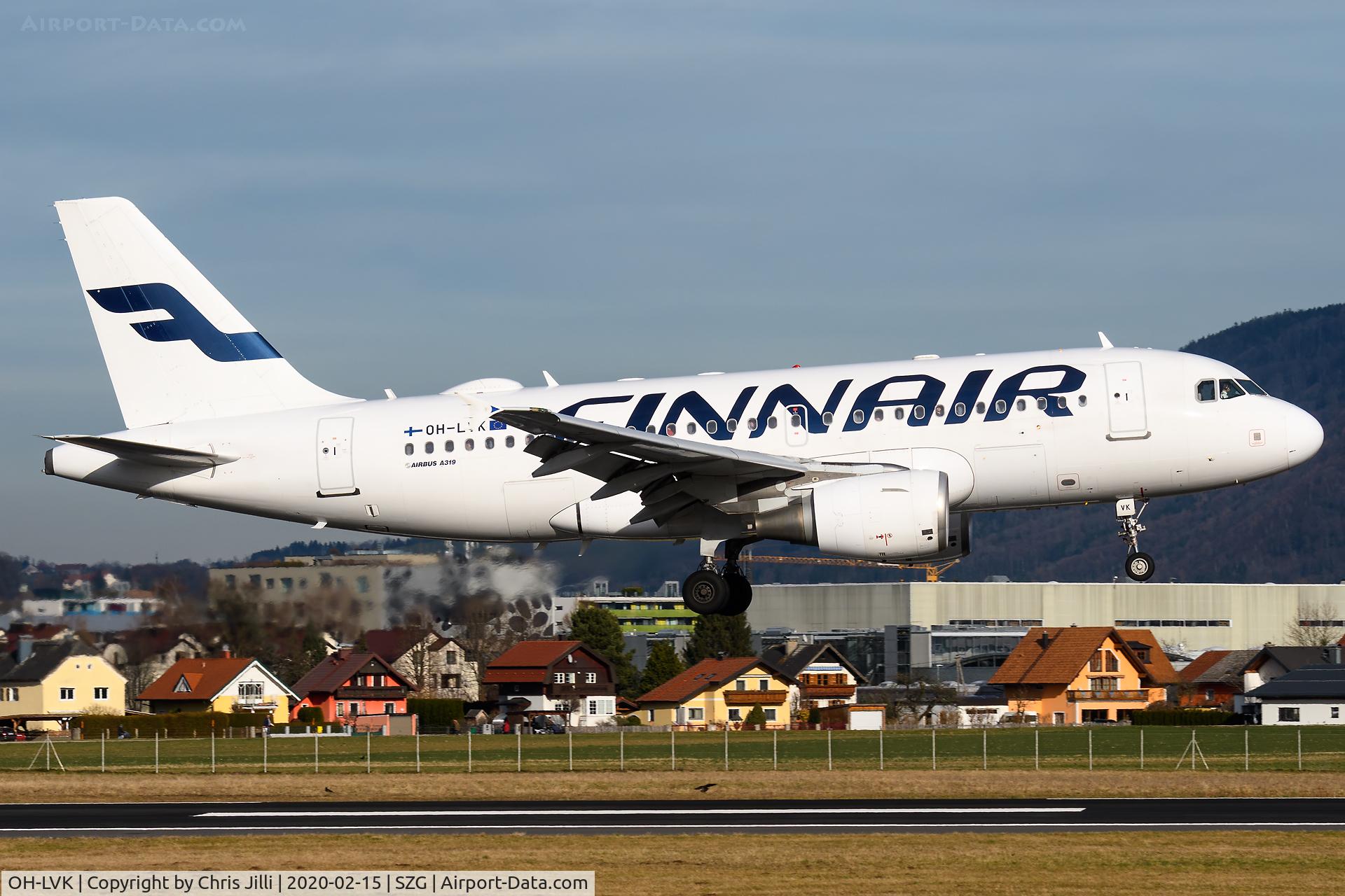 OH-LVK, 2004 Airbus A319-112 C/N 2124, Finnair