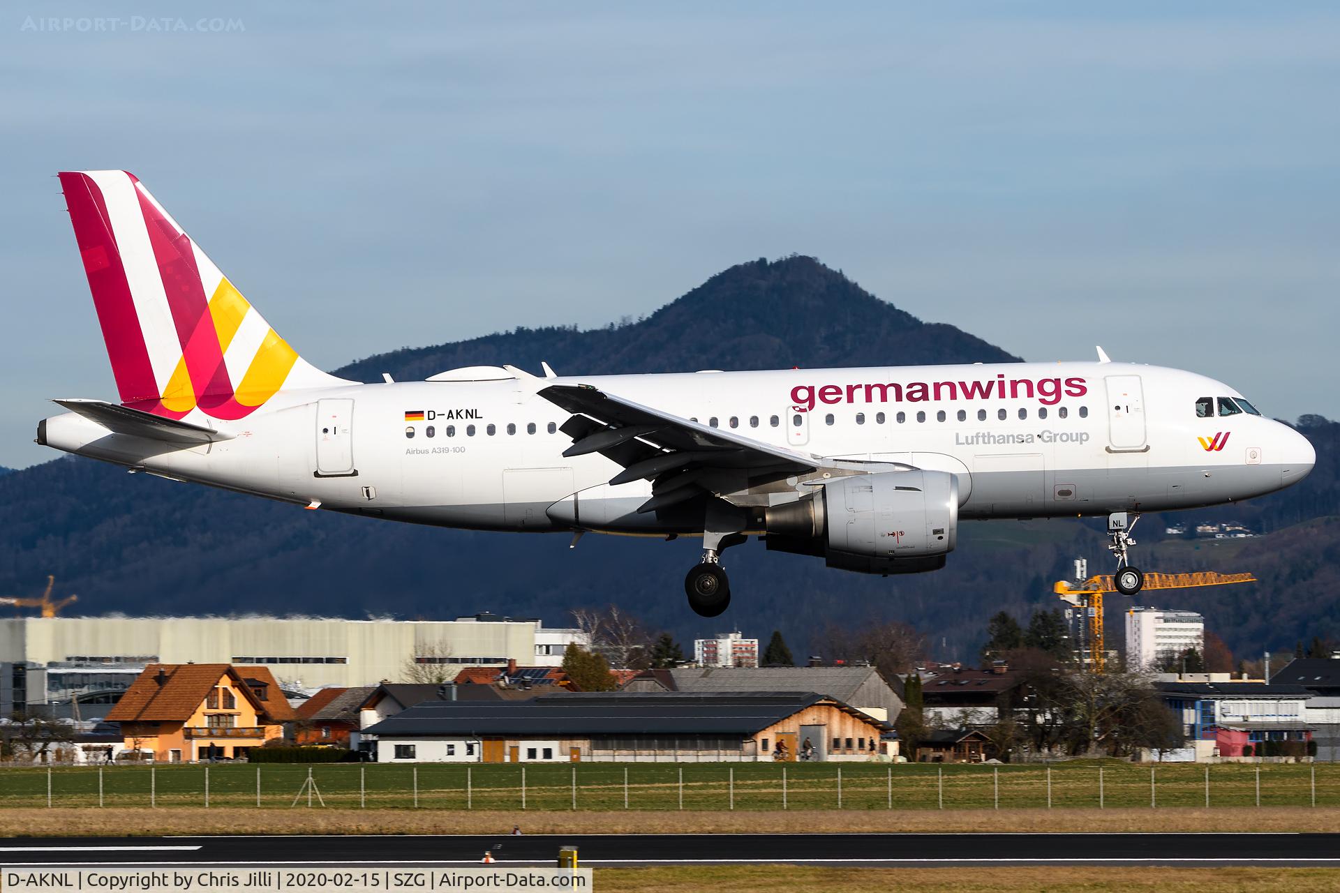 D-AKNL, 1999 Airbus A319-112 C/N 1084, Germanwings