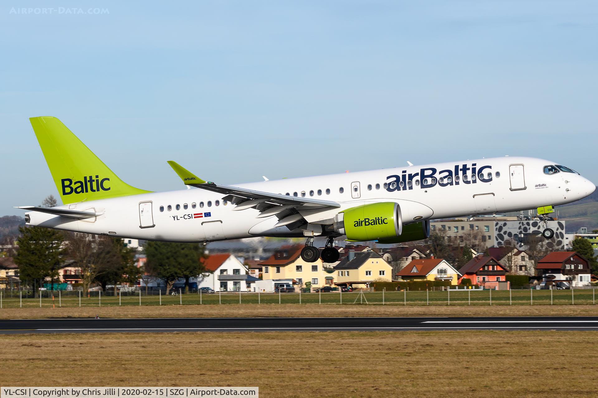 YL-CSI, 2018 Bombardier CSeries CS300 (BD-500-1A11) C/N 55034, airBaltic