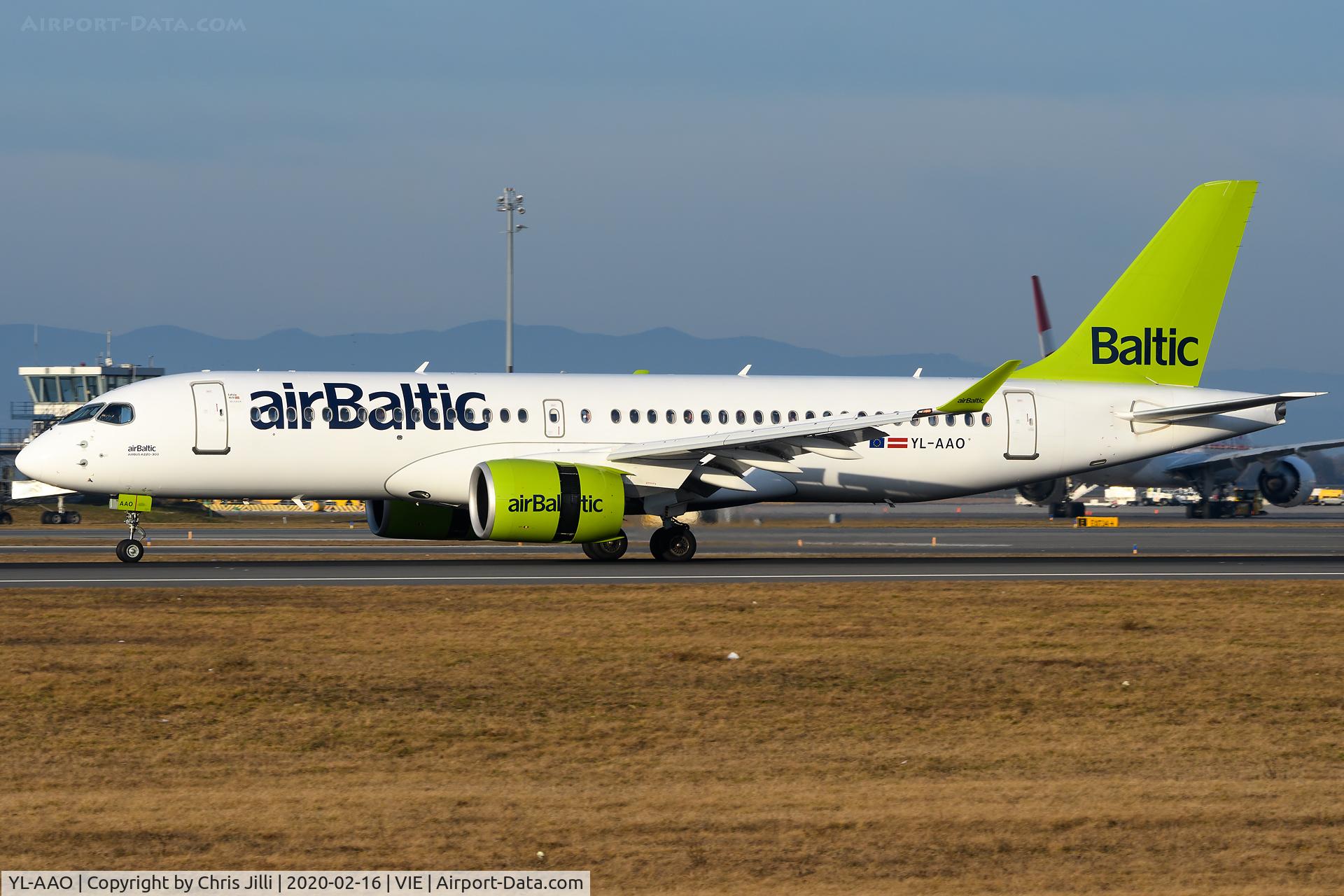 YL-AAO, 2019 Airbus A220-300 C/N 55050, airBaltic