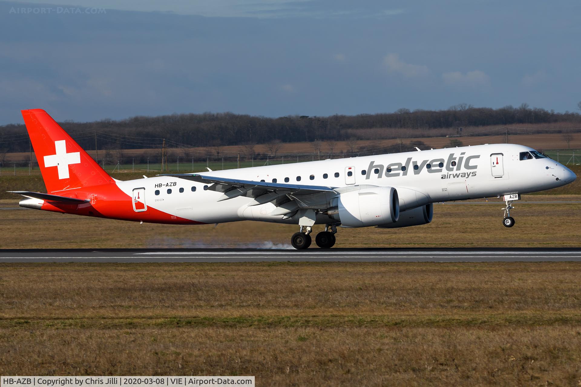 HB-AZB, 2019 Embraer 190-E2 (ERJ-190-300) C/N 19020026, Helvetic