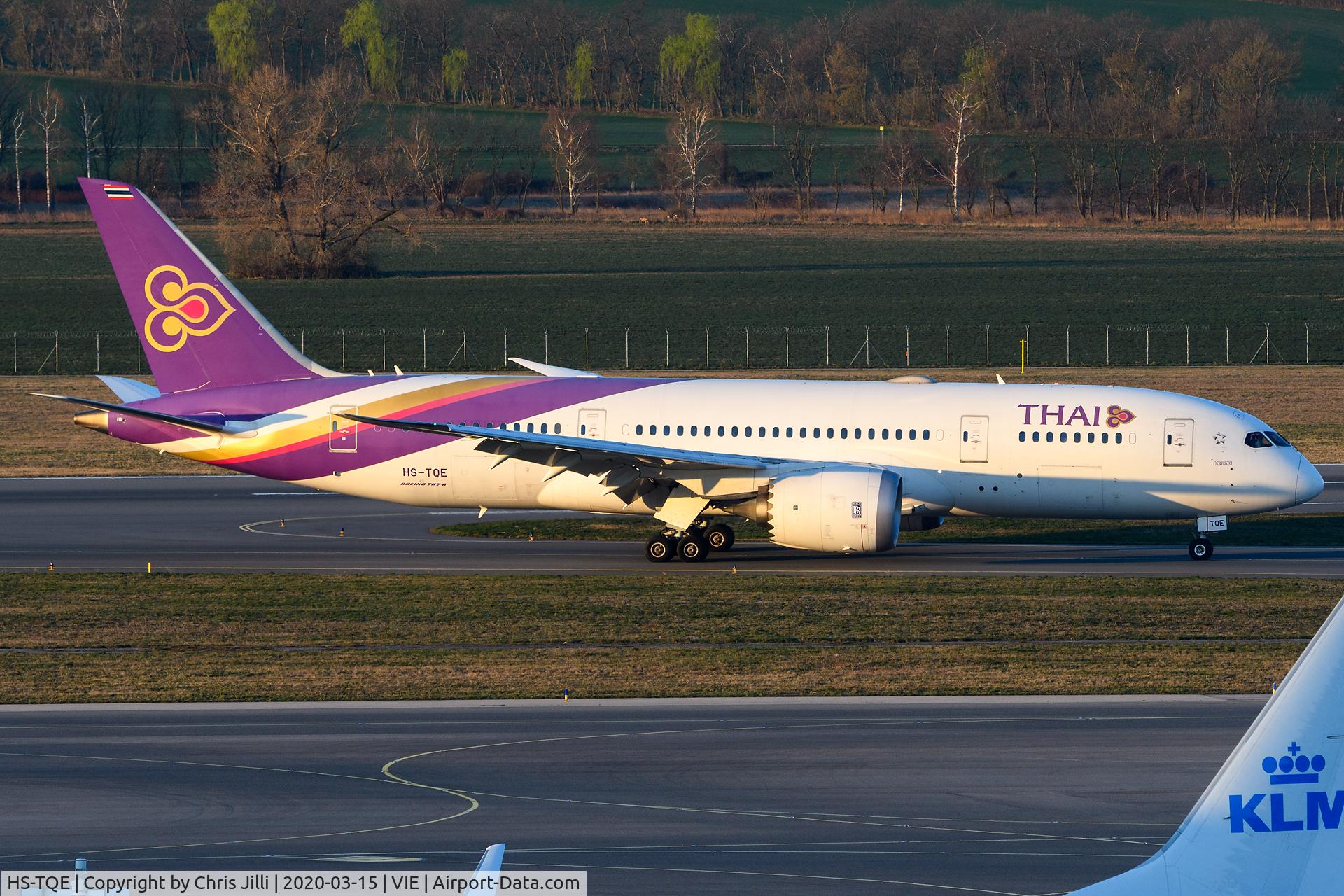 HS-TQE, 2015 Boeing 787-8 Dreamliner C/N 38757, Thai Airways