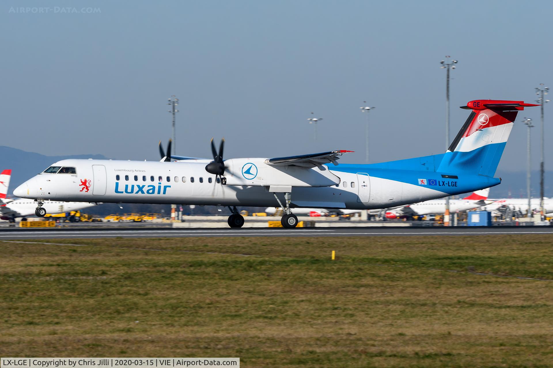 LX-LGE, 2009 De Havilland Canada DHC-8-402Q Dash 8 C/N 4284, Luxair